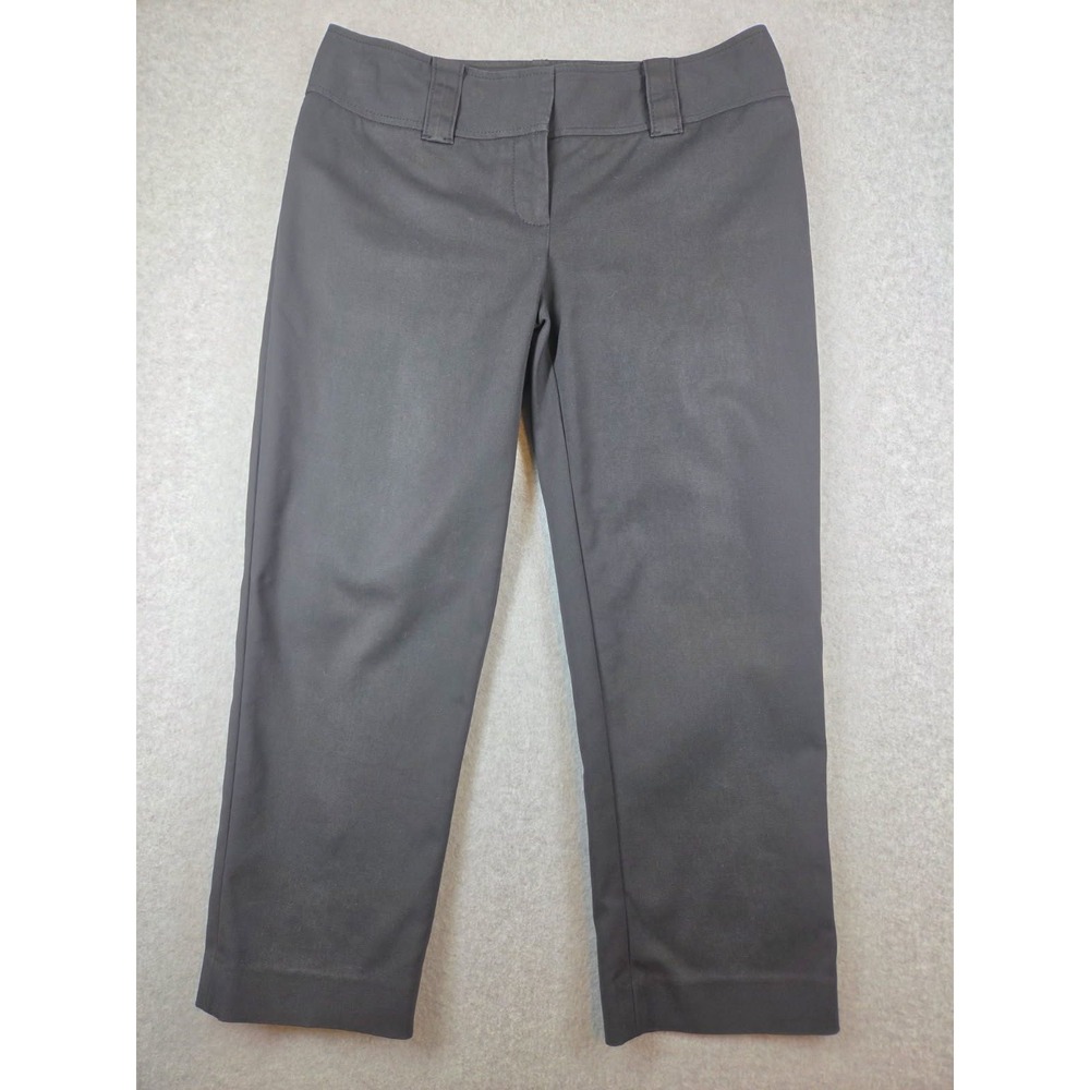 Ann Taylor Stretch Lindsay Womens Size 2 Charcoal Grey Dress Pants Trousers